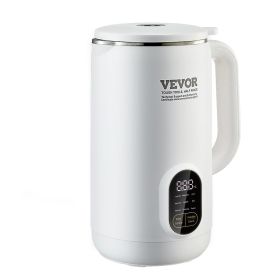 VEVOR Nut Milk Maker, 9-in-1 Soy Milk Maker with 12-Leaf Blades, 800ML Automatic Pant Based Soy/Oat Milk Maker with High Temperature Auto-Cleanin